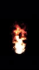 AE粒子火焰燃烧视频的预览图